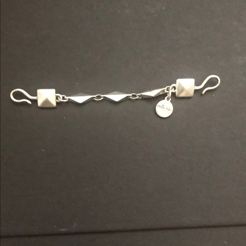 Stella & Dot Silver Geometric Necklace Extender